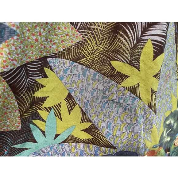 Sample Sale Retrolicious Unique VintageTropical Print Sleeveless Fit Flare Dress - Picture 5 of 5